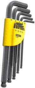 Набір ключів шестигранних Stanley 1-13-976 1,5-10 мм з кулеподібним наконечником 9 шт