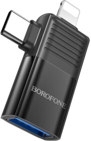 Перехідник Borofone BV18 6941991104022 USB - Apple Lightning - type-C