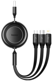 Кабель 3 в 1 Baseus USB - Apple Lightning - type-C - Micro USB Bright Mirror 2 CAMJ010001 1,1 м