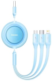 Кабель 3 в 1 Baseus USB - Apple Lightning - type-C - Micro USB Bright Mirror 2 CAMJ010017 1,1 м