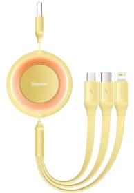 Кабель 3 в 1 Baseus USB - Apple Lightning - type-C - Micro USB Bright Mirror 2 CAMJ010011 1,1 м