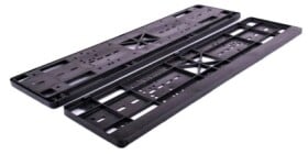 Комплект рамок номерного знака Aurora NPH-02 цвет черный