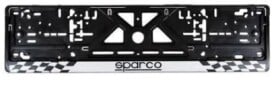 Комплект рамок номерного знака Aurora NPH-09 цвет черный Sparco