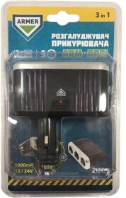 Разветвитель прикуривателя с USB Armer ARM-RP01