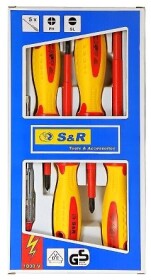 Набор отверток диэлектрических S&R 250681305 5 шт.